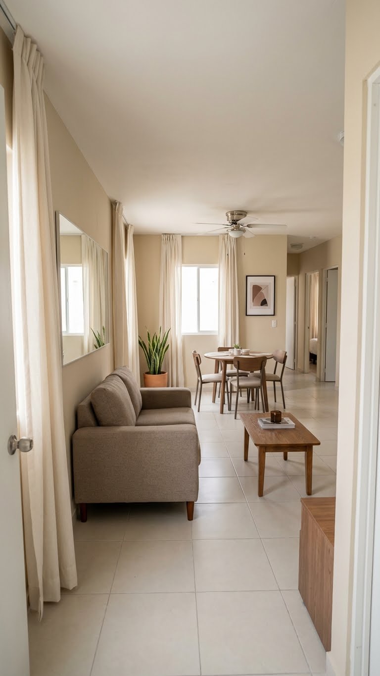 Cómo presentar una casa de interés social para que se vea más amplia